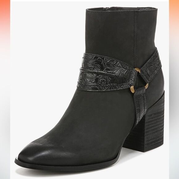 Revolve Vionic Carnelia Leather Western Above Ankle Boot NWOT - Picture 3 of 12